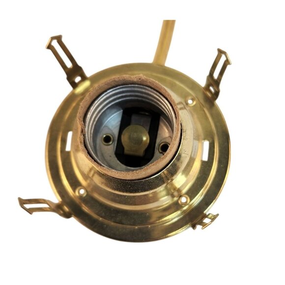 Electric Wiring Lamp Kit With Socket & Cord Set For DIY Lamp Crafting Gold Finis - Picture 3 of 7